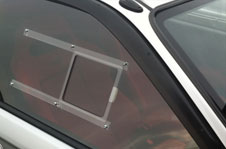 slider in polycarbonate window