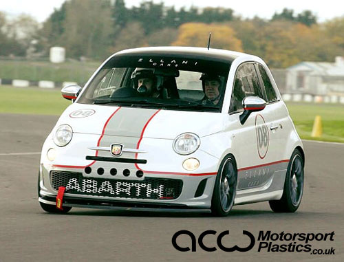 Abarth 500 / 595 / 695 - Polycarbonate Front Door Windows (pair)