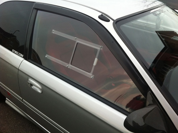 Honda Civic EK 3dr - Polycarbonate Front Door Windows (pair)