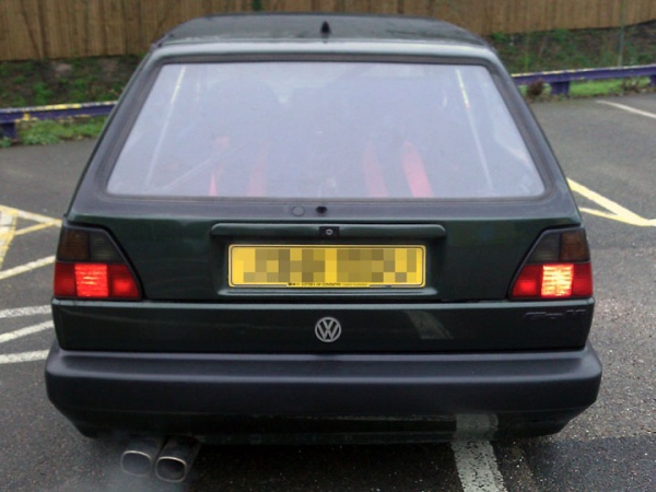 Volkswagen Golf Mk2 3dr - Polycarbonate Rear Windscreen