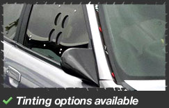 Tinting options available
